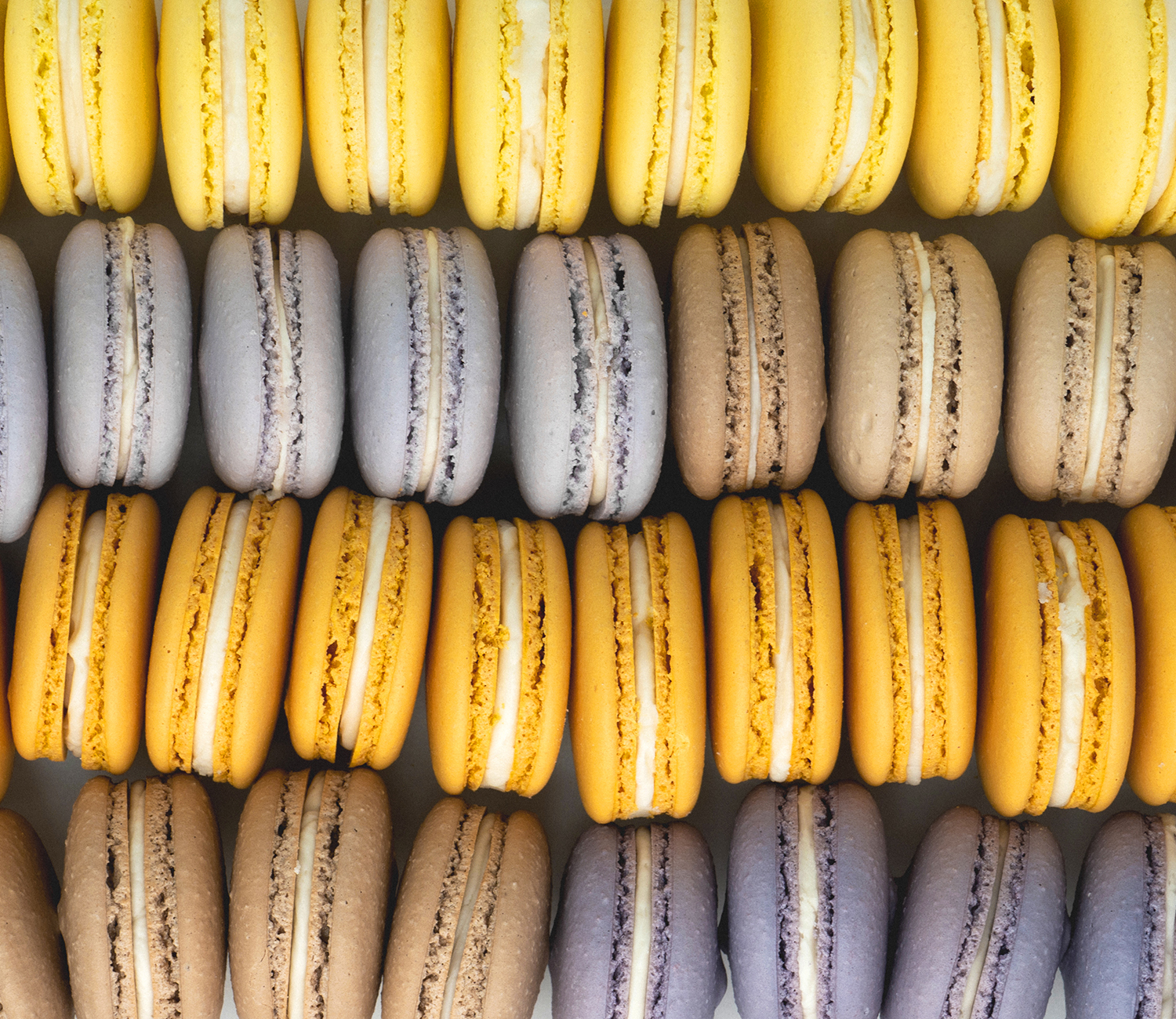 Natural Colors for Bakery Applications Used in Macarons in Various Colors